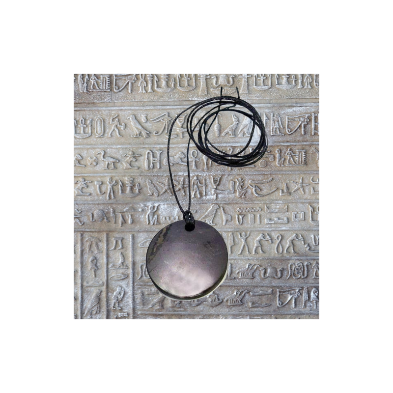colgante redondo shungit,extrema proteción