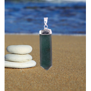 colgante cuarzo verde