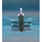 cuarzo verde colgante