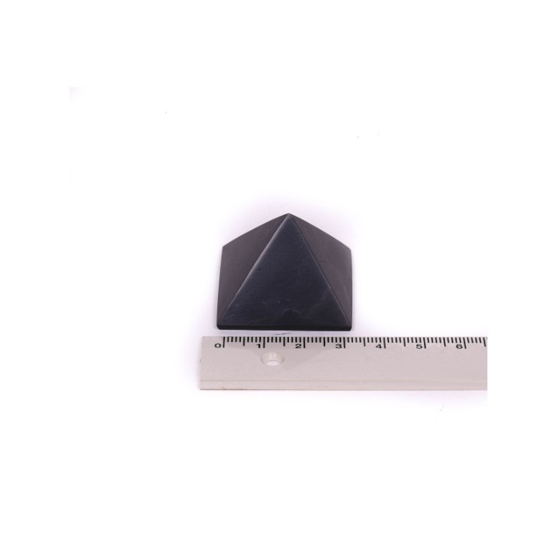 Piramide Di Shungite Lucidata 3 Cm – Pietra Naturale Con Inclusioni – Decorazione Energetica Regalo - 2